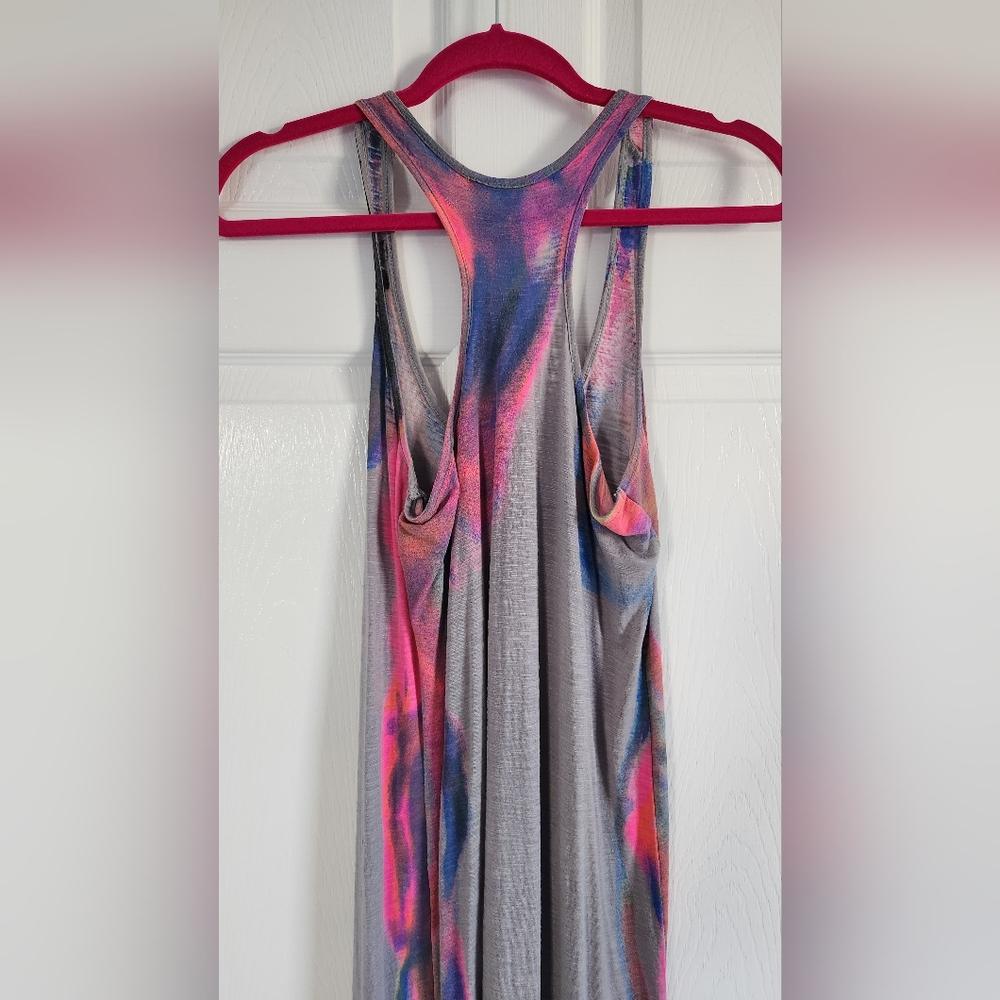 Maxi Tank Dress with Multicolor Tie Dye - Picture 6 of 10